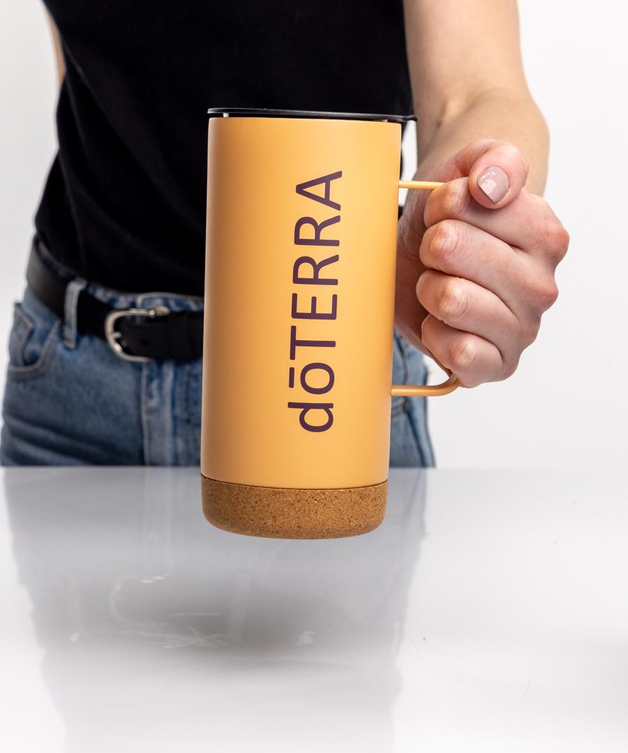 Terracotta Cork and Stainless-Steel Mug – doTERRA Marketplace