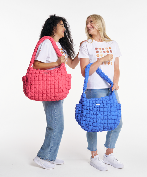 Puffy Tote Bag (Blue)