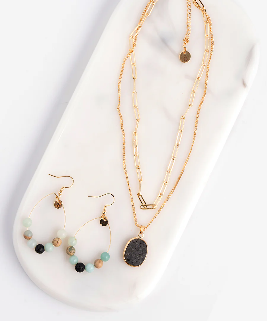 Diffusing Jewelry Set Gold