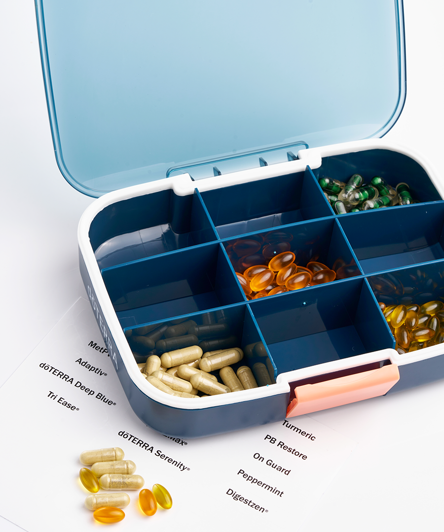 Large Compartment Pill Case