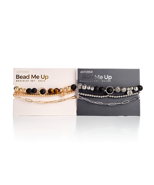 Bead Me Up Bracelet Set - Gold