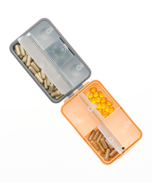 Easy Fold Supplement Case - Ivory