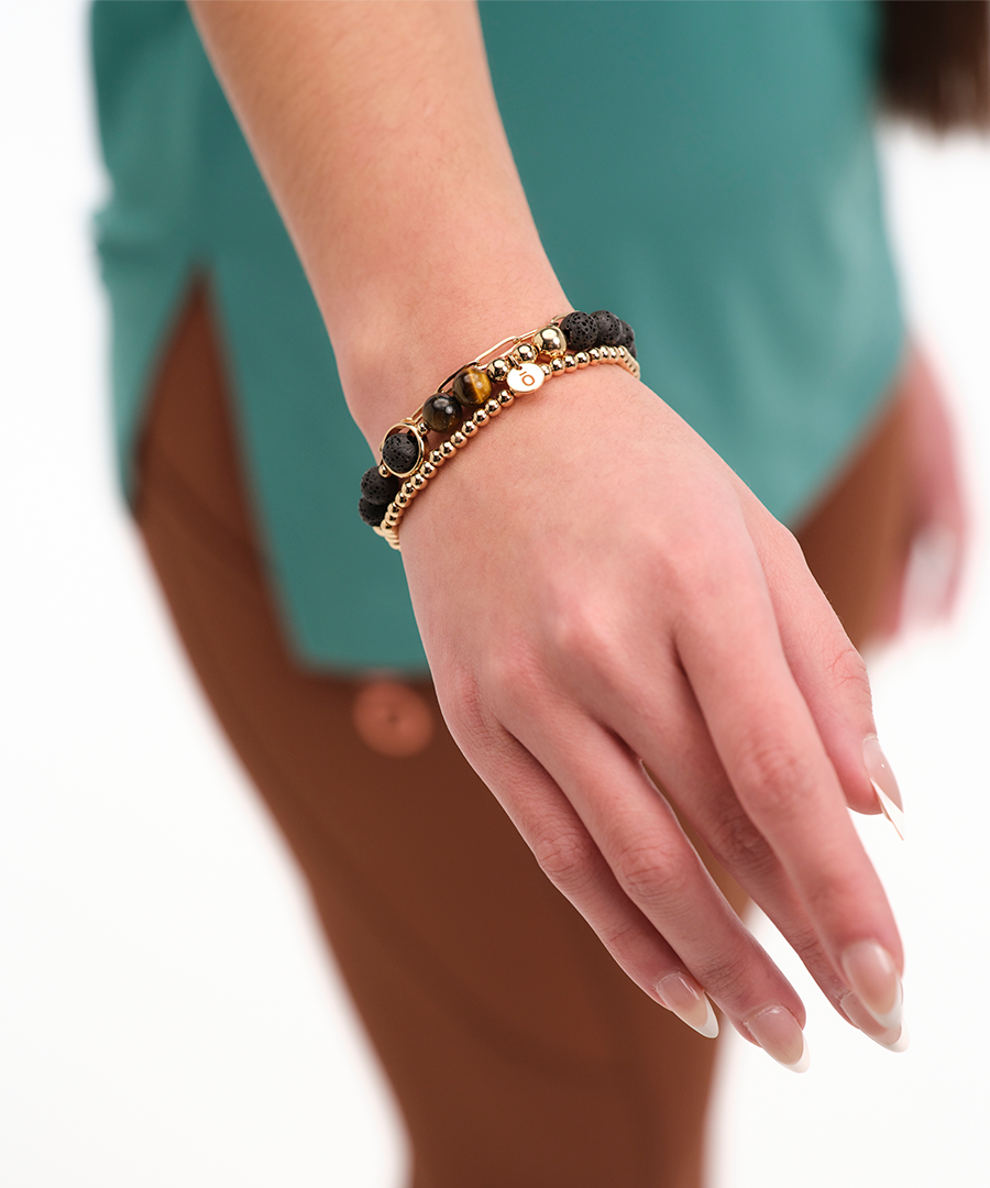 Bead Me Up Bracelet Set - Gold