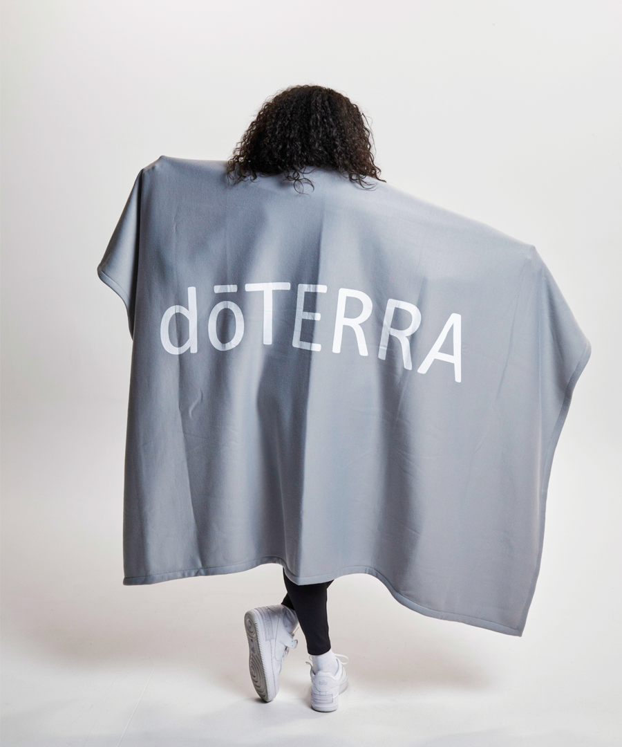 Wrap Me in doTERRA Blanket (White/Gray)