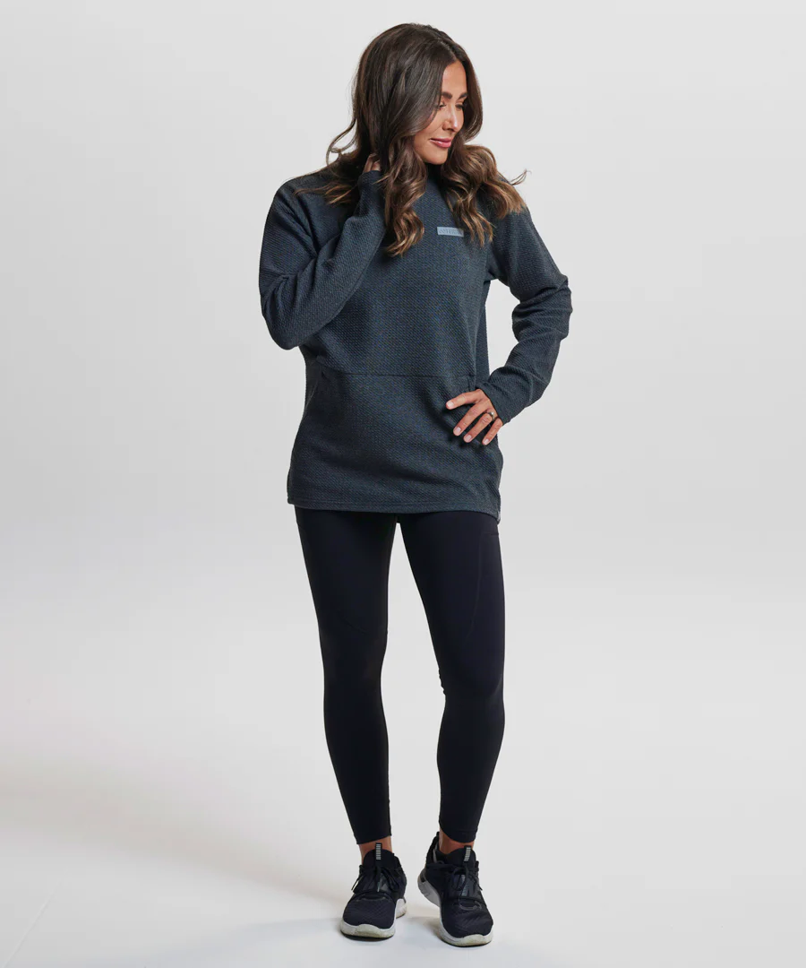 Unisex Stormy Gray Long Sleeve Pullover