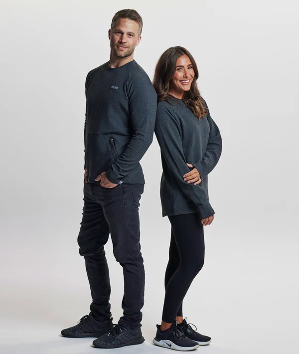 Unisex Stormy Gray Long Sleeve Pullover product image
