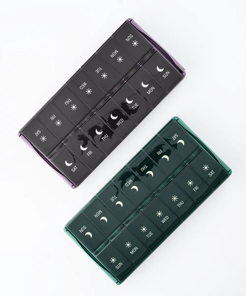 Easy-Fill AM/PM Pill Case (Violet)