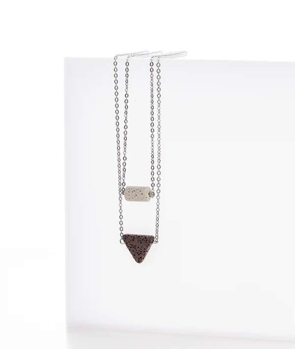 Warm Tones Diffusing Stone Necklace product image