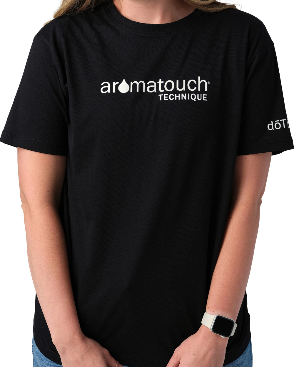 AromaTouch Black Crew Neck